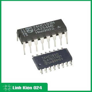 Linh Kiện 74HC193 Binary Up/Down Counter with Clear