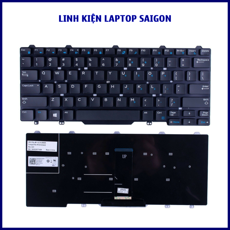 ZIN Phím Laptop Dell Latitude 3340 3350 E5450 E5470 E7450 E7470 5480 E5480 5490 E5490 7480 E7480 7490 Phím Dell Latitude
