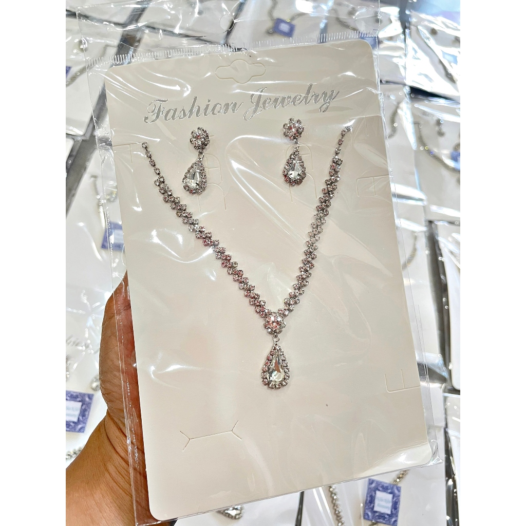 Set Khuyên Tai - Vòng Cổ Cô Dâu FENCY NHÀ NHỎ 472