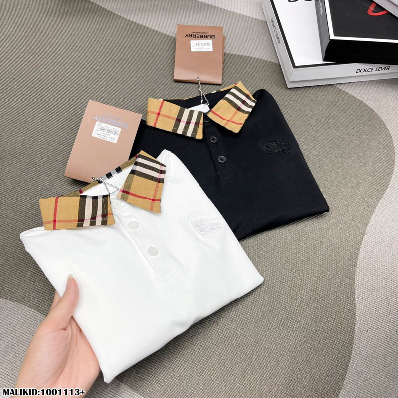 Áo thun dài tay cho bé mix cổ Bb. R chất liệu cotton cao cấp thoải mái__10011