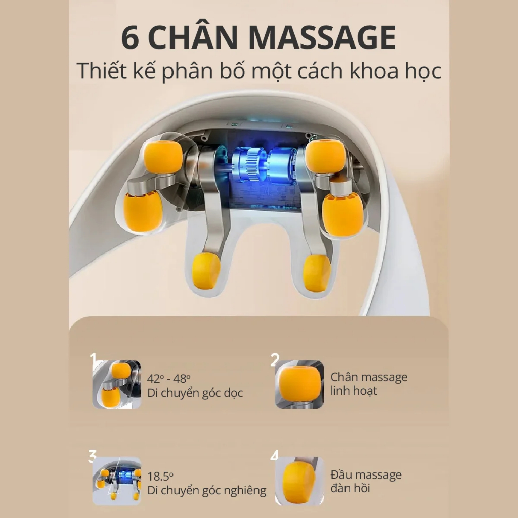 Máy Massage Cổ Vai Gáy Kachi MK366 - hàng chính hãng