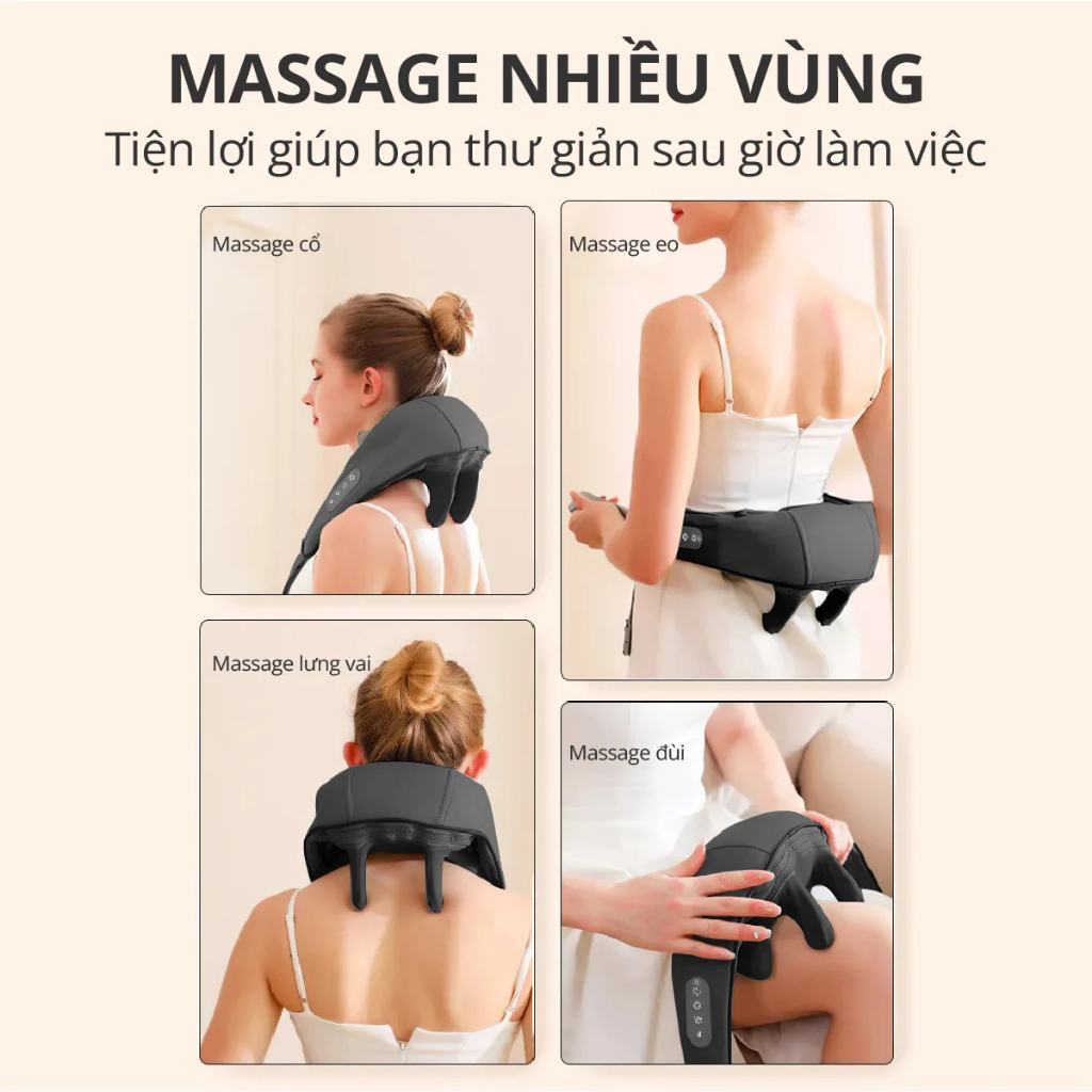 Máy Massage Cổ Vai Gáy Kachi MK366 - hàng chính hãng