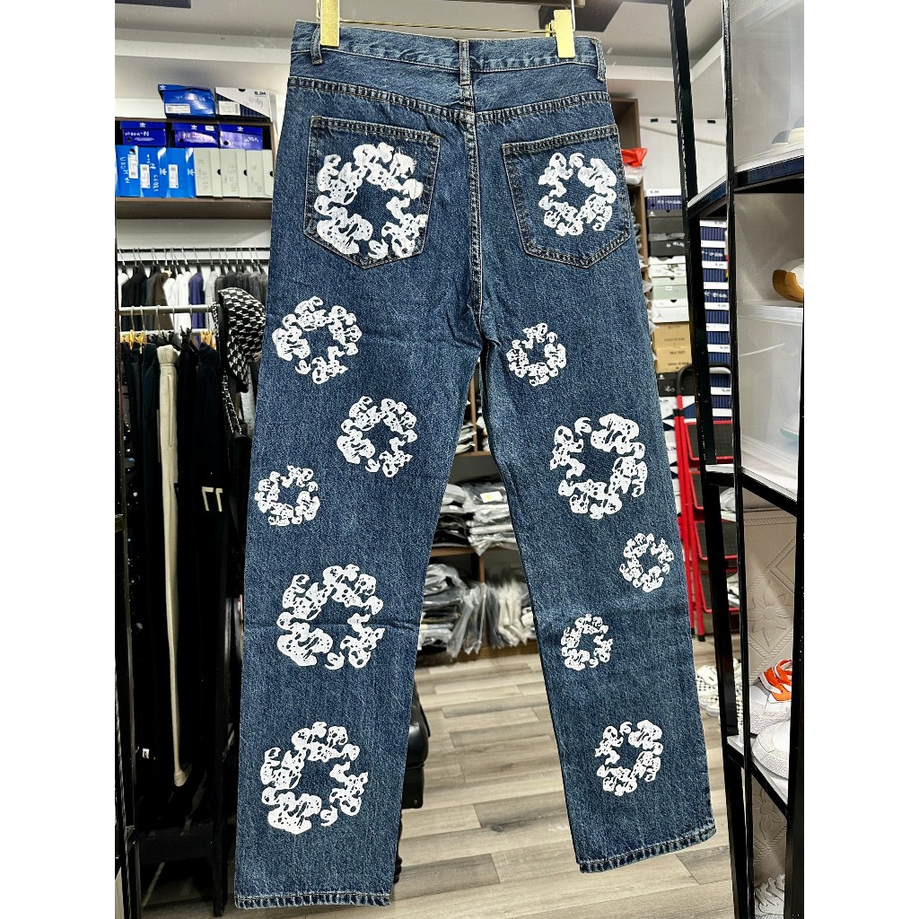 Quần jeans denim tear