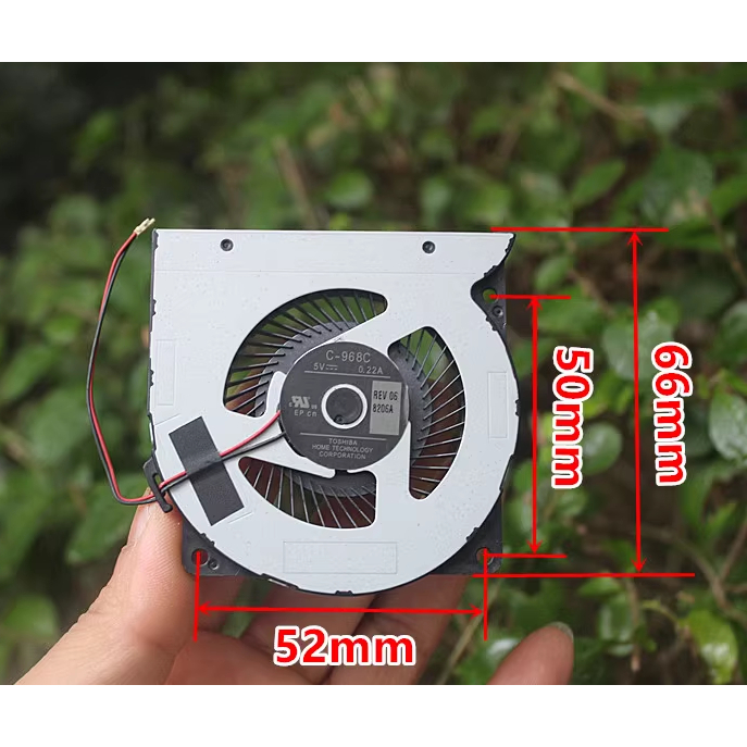 Quạt tản nhiệt laptop 5V 0.22A C-968C Toshiba 7x7x0.7CM Quạt làm mát siêu mỏng 7MM ShopLinhKienM2M
