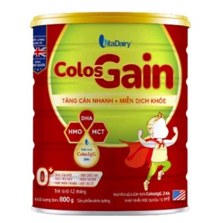 [ Có mã QR tích xu] Sữa bột Colosgain 0+, 1+ 800g - Date 2026