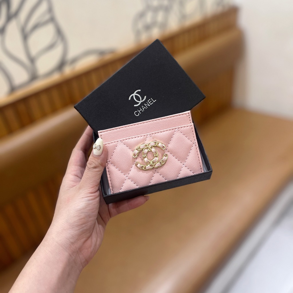 Ví mini da hạt 10cm cực xinh kèm hộp