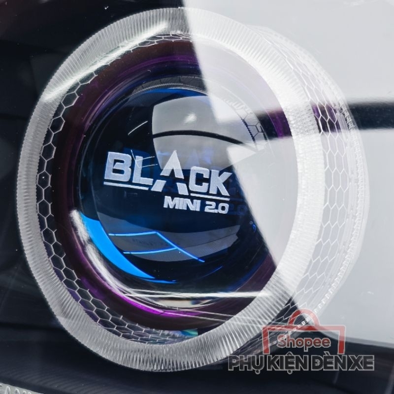 Đèn xe Dream độ bi cầu Titan Black Mini2 , đã bao gồm mạch relay cắm zin