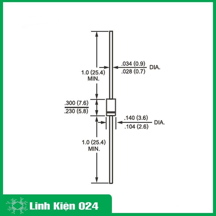 Linh kiện bán dẫn diode xung Her308 3A, Her208 2A 1000v