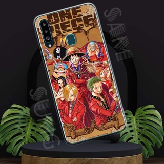 Ốp lưng cho Samsung Galaxy A20, Samsung Galaxy A20s mẫu BST Doraemon. One Piece, Dragon ball