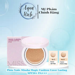  Phấn Nước Missha Magic Cushion Hồng Mẫu Mới  tone 21 - 23  
