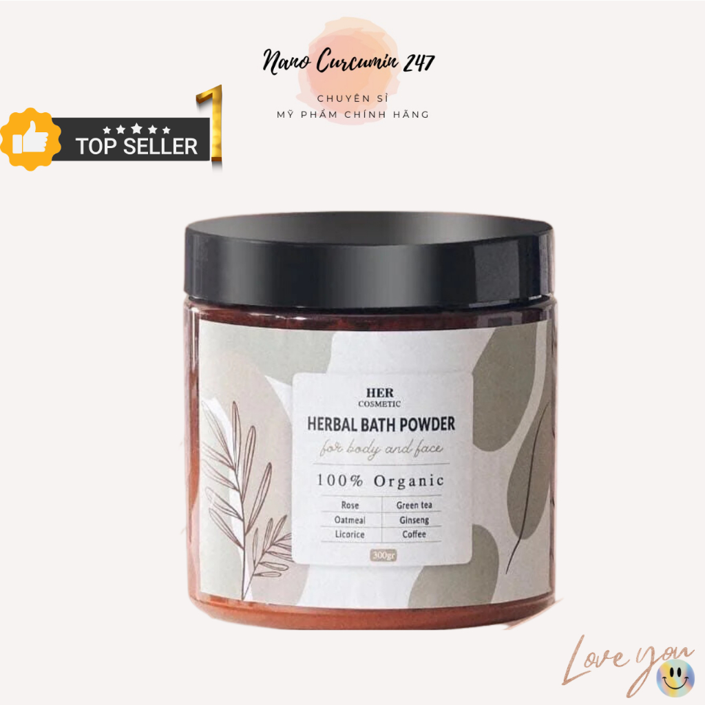 Bột Tắm Dưỡng Trắng Da Herbal Bath Powder Bột Tắm Trắng Thảo Dược
