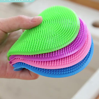 [siêu rẻ]Miếng rửa chén, rửa bát silicon đa năng miếng rửa chén chống khuẩn