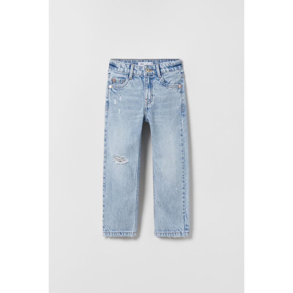 Quần jean ZaRa wát nhẹ cho bé gái size 13-14Y