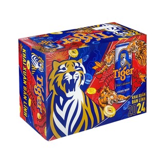 [QUẬN 3] 1 THÙNG BIA TIGER MẪU XUÂN 2024 BIA TIGER NÂU MẪU XUÂN