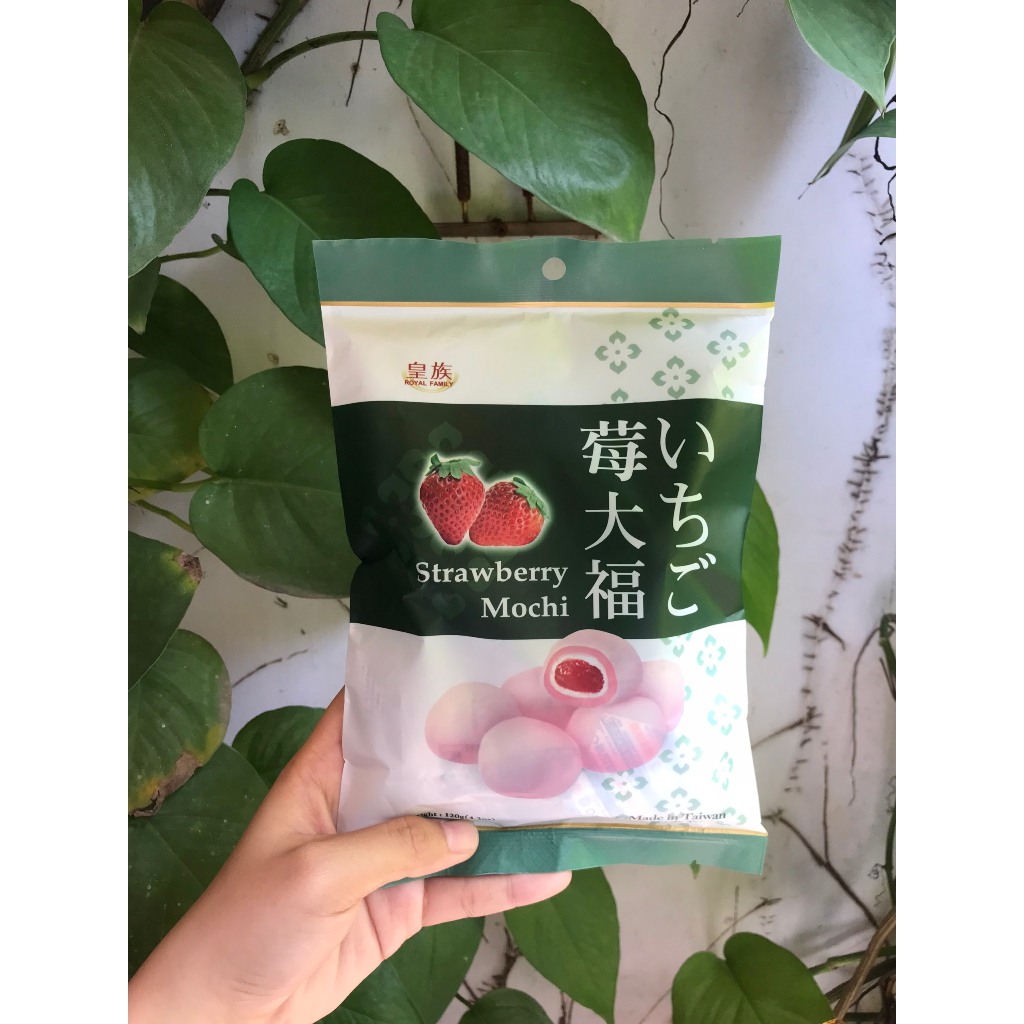 Bánh Mochi Dâu Tây - Strawberry Mochi