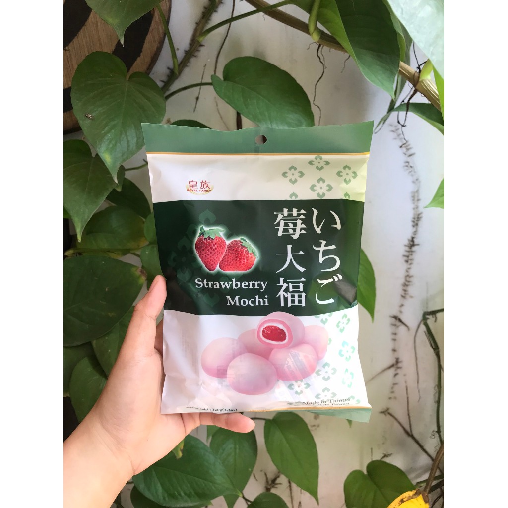 Bánh Mochi Dâu Tây - Strawberry Mochi