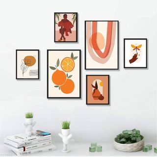 (NHIỀU MẪU) SET 6 KHUNG TRANH TREO TƯỜNG DECOR XFRAMES - TẶNG KÈM ẢNH MS68