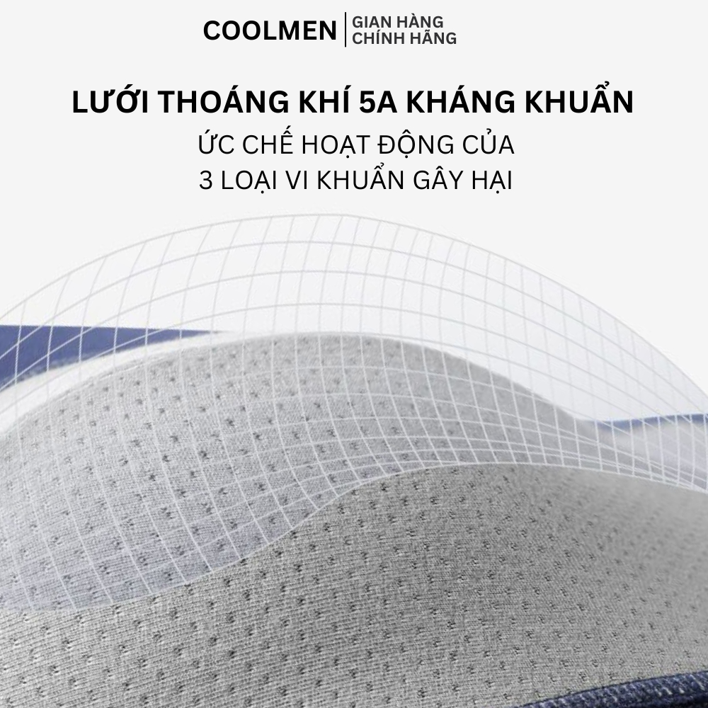 Quần lót nam thun lạnh, Quần sịp nam, dáng Trunk vải thun co dãn, kháng khuẩn mặc thoáng mát_coolmen Việt Nam_QS022