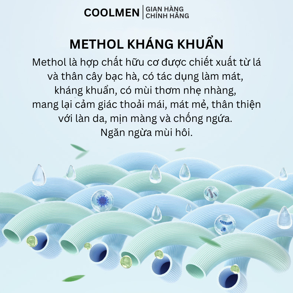 Quần lót nam thun lạnh, Quần sịp nam, dáng Trunk vải thun co dãn, kháng khuẩn mặc thoáng mát_coolmen Việt Nam_QS022