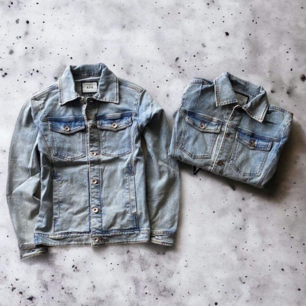 Áo khoác jean cao cấp nam, áo jean nam wash AKJ003635 mẫu mới