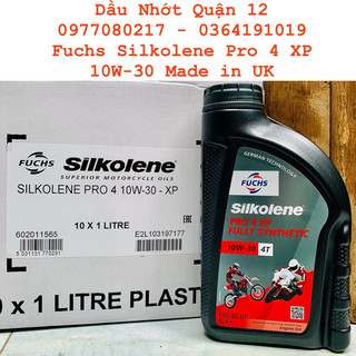Fuchs silkolene pro 4 10w-30 nhớt cao cấp xe số - tay côn made in uk