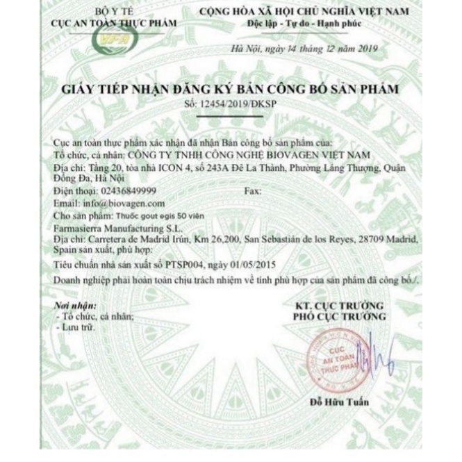 Viên uống Gout Egis Nga hỗ trợ giảm sưng đau do gout, tăng đào thải axid uric, 50 viên