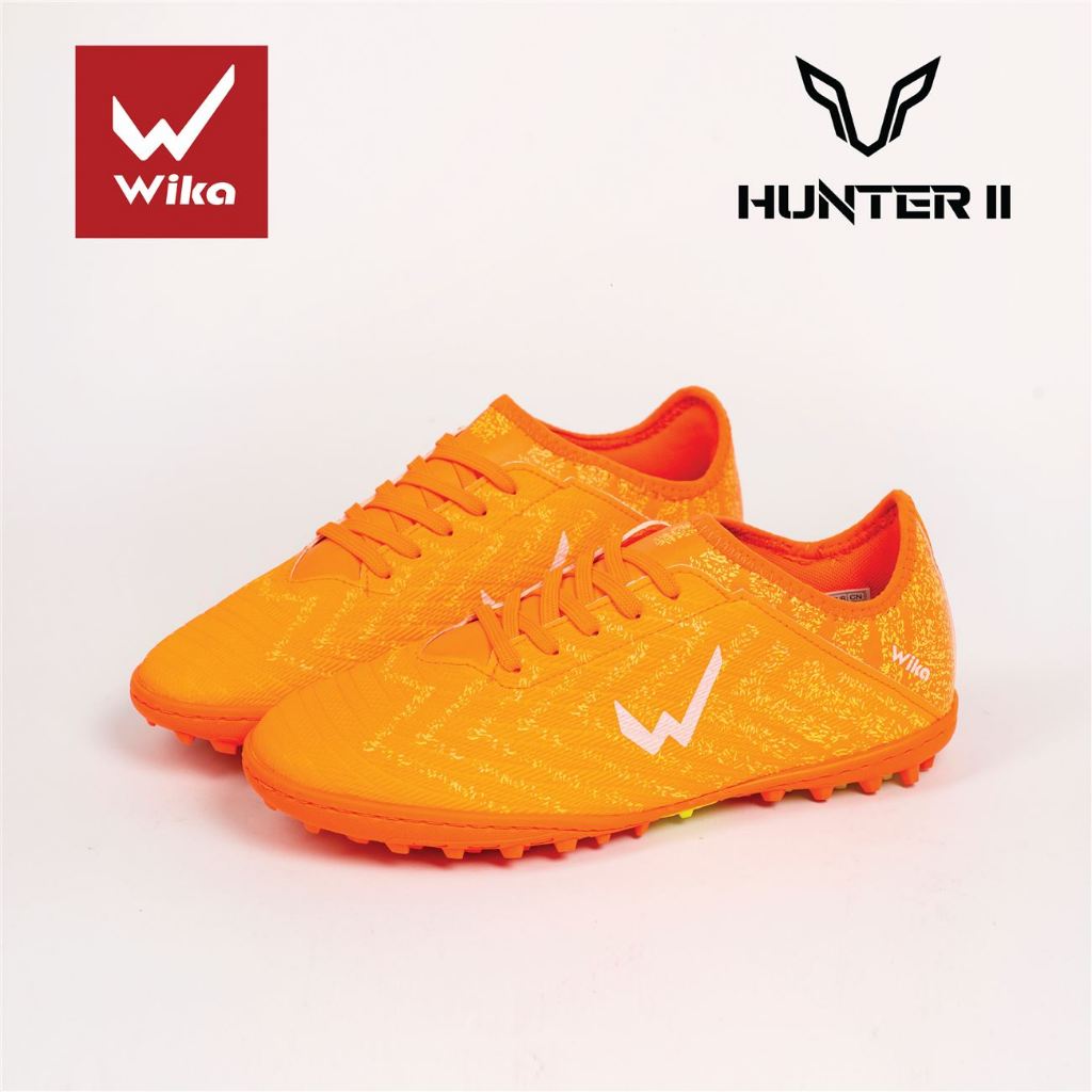 Giày Đá Bóng Wika Hunter II Chính Hãng, Giày Bóng Đá Nam Lưỡi Gà Liền Đế TF Sân Cỏ Nhân Tạo Chống Trơn Trượt