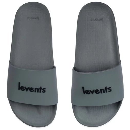 𝗗𝗲́𝗽 𝗟𝗘𝗩𝗘𝗡𝗧𝗦 𝗸𝗵𝗼̂𝗻𝗴 𝗯𝗼𝘅 𝗩𝗘𝗥𝗦𝗢𝗡 𝟭.𝟬 - Slipper LVS BLACK/WHITE/GREY QUAI NGANG kiểu dáng phong cách Hàn Quốc, sang trọng