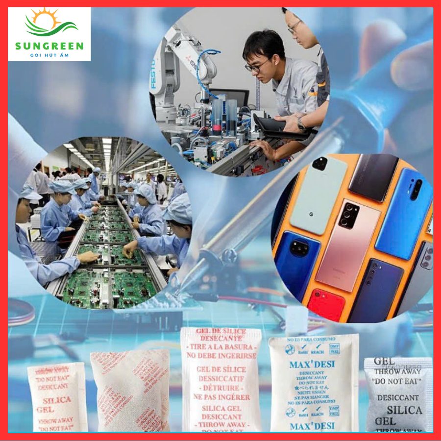 Cân Ký 1Kg Gói Hút Ẩm loại 1/2/3/5/10/20/50/100/200/500/1000g Silica Gel - Hạt chống ẩm mốc, khử mùi