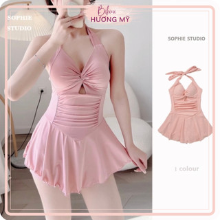 Bikini Đồ Bơi Nữ Váy Liền Thân Có Quần Chống Lộ
