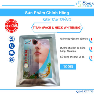 Kem Tắm Trắng Titan Dành Cho Mặt Và Cổ Túi 100g