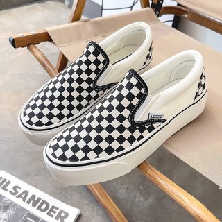Giày van caro QC, giày thể thao lười slip on nam nữ full box - SAGI ĐẶNG