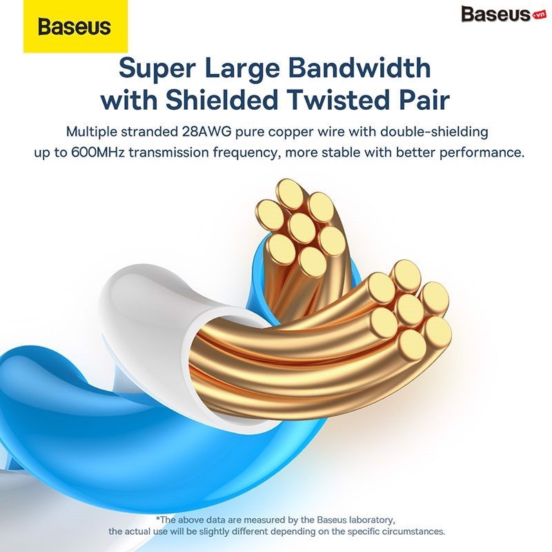 Cáp Mạng Lan 2 Đầu Baseus High Speed CAT7 10Gigabit Ethernet Cable
