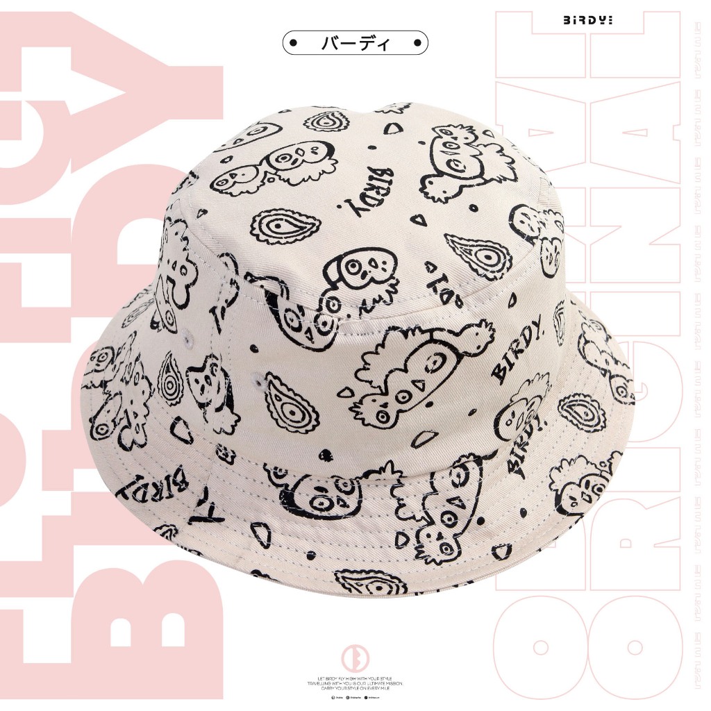 Nón bucket thời trang nam nữ Birdybag bucket bandana unisex freesize