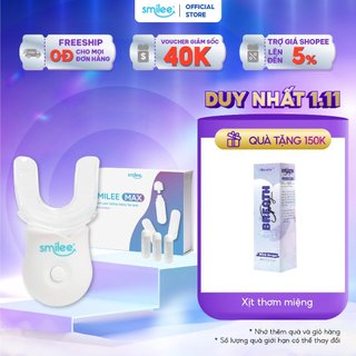 Bộ Kit làm trắng răng Smilee Max Chính Hãng