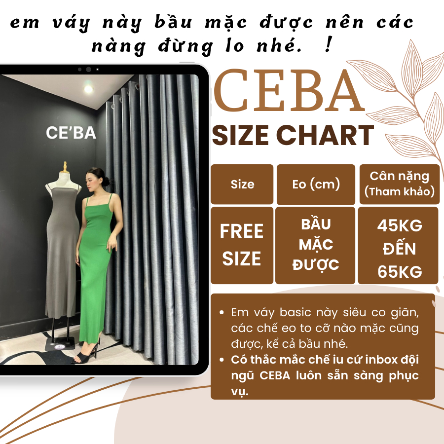 Đầm body midi quốc dân basic siêu co giãn tôn dáng dễ mặc D12 Ceba Boutique