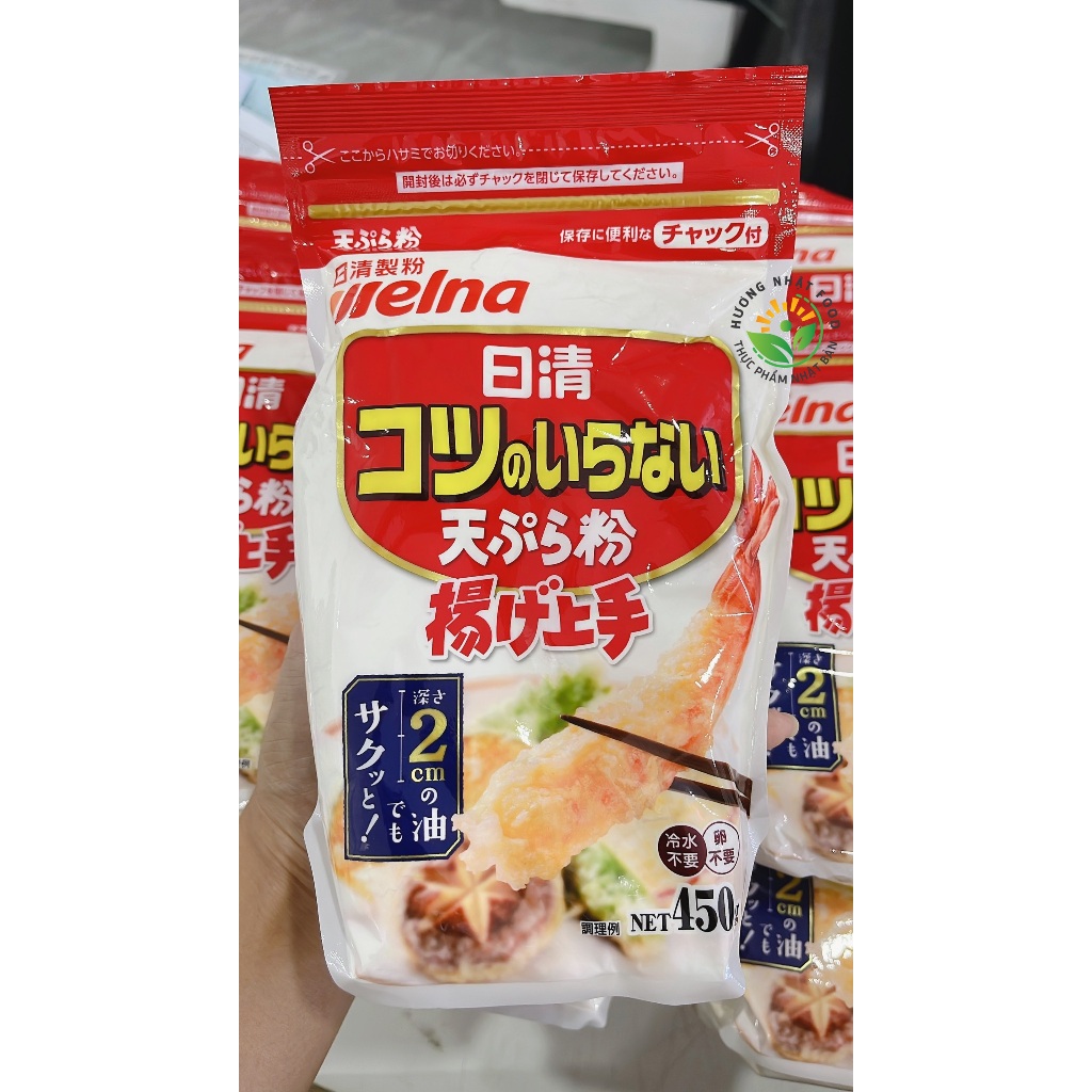Bột Chiên Giòn TEMPURA  Nhật Bản 450G Chất Lượng Ngon