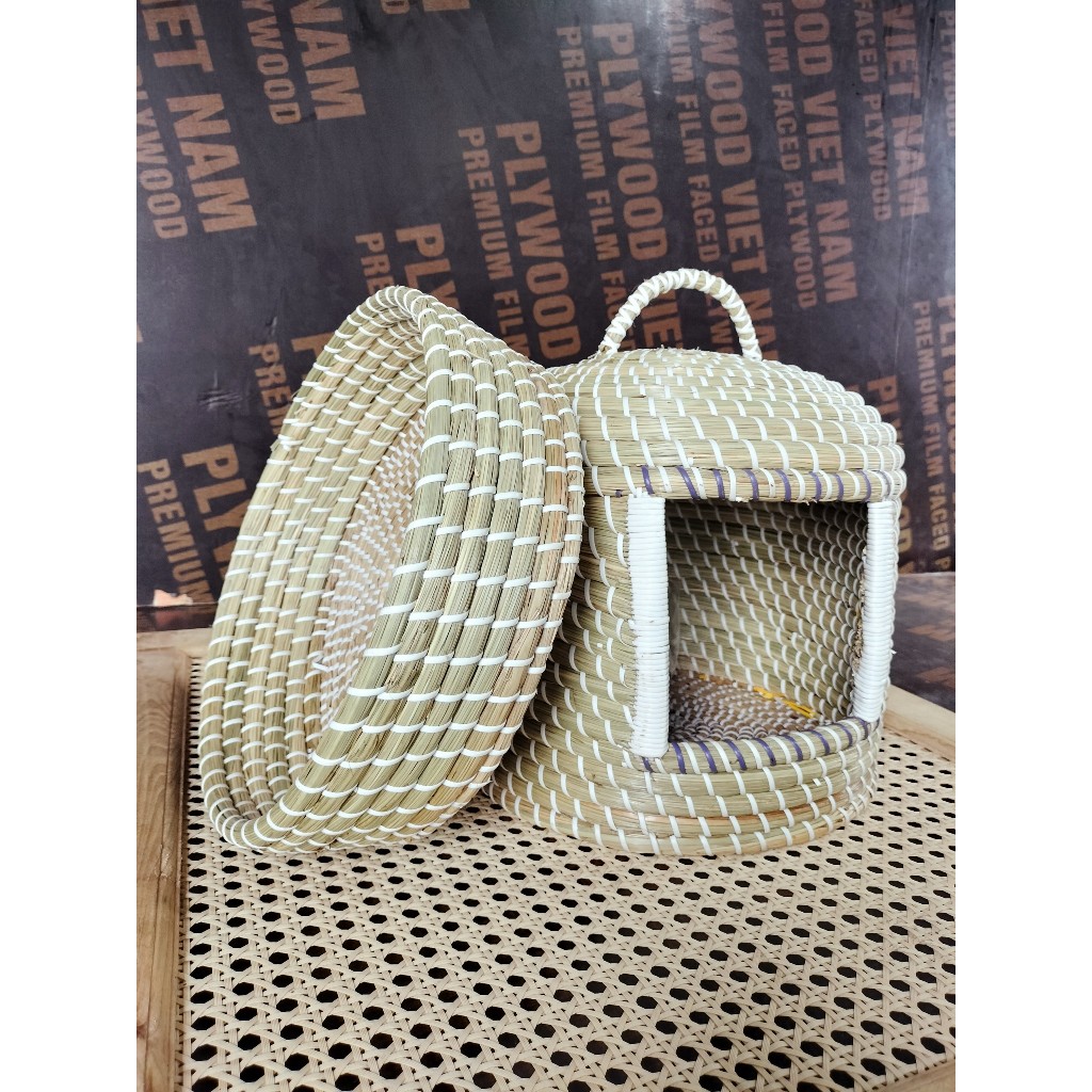 CHUỒNG MÈO XUẤT JAPAN. ĐAN TAY 100%