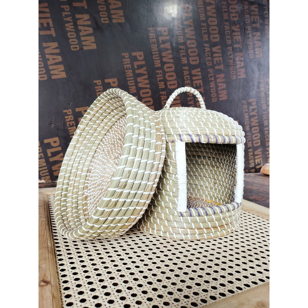 CHUỒNG MÈO XUẤT JAPAN. ĐAN TAY 100%