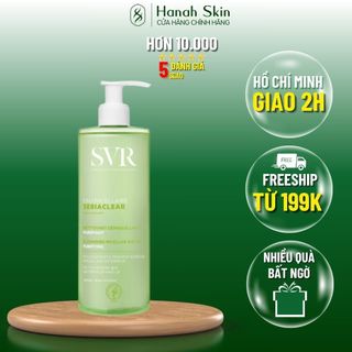 Nước làm sạch da, tẩy trang và giúp loại bỏ dầu SVR SEBIACLEAR Eau Micellaire 400ml  – HANAH SKIN
