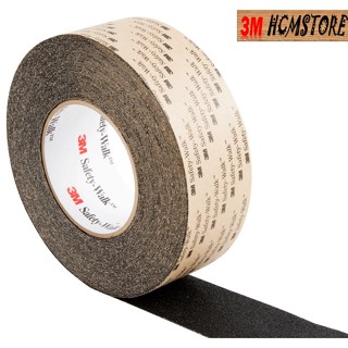 BĂNG KEO CHỐNG TRƯỢT 3M 610 50,8mm dài 18,3m MÀU ĐEN dán giảm trơn trượt cho nền nhà máy cầu thang nền nhà sàn nhà tắm