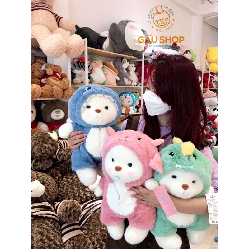 Gấu bông ❤️ Teddy lena mặc áo khoác  ❤️ Hàng nhập cao cấp bông mịn tròn way siêu dễ thương !! FREE GÓI QUÀ