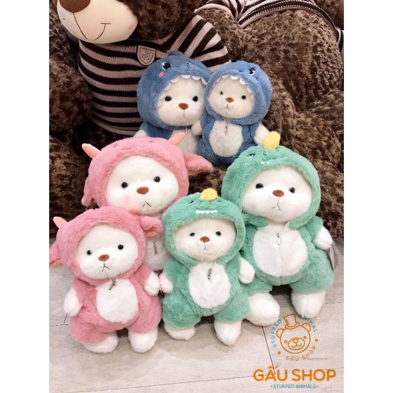 Gấu bông ❤️ Teddy lena mặc áo khoác  ❤️ Hàng nhập cao cấp bông mịn tròn way siêu dễ thương !! FREE GÓI QUÀ