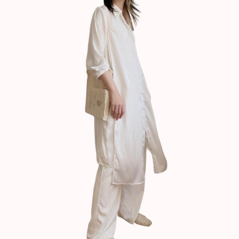 Đầm đen trắng 2hand