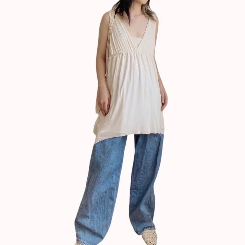 Đầm đen trắng 2hand