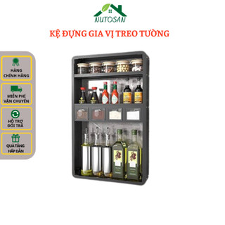 Kệ đựng gia vị treo tường để đồ nhà bếp 3 tầng tiện lợi