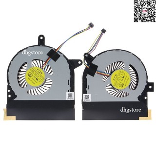 Fan quạt tản nhiệt CPU-GPU laptop Asus G752 G752V G752VY G752VT G752VL GFX72V GFX72VY GTX980M DC5V Dầy 20mm