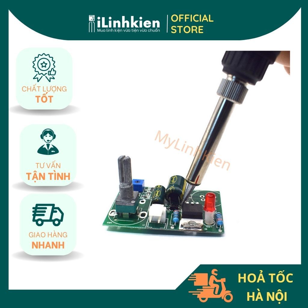 Mỏ hàn thiếc 60W điều chỉnh nhiệt độ có màn hình LCD chính hãng cao cấp.