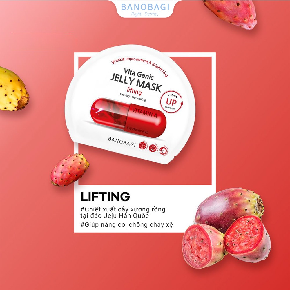 COMBO 10 Miếng Mặt Nạ BANOBAGI Thế Hệ Mới, Dưỡng Da Chuyên Sâu Dành Cho Mọi Loại Da 30ml