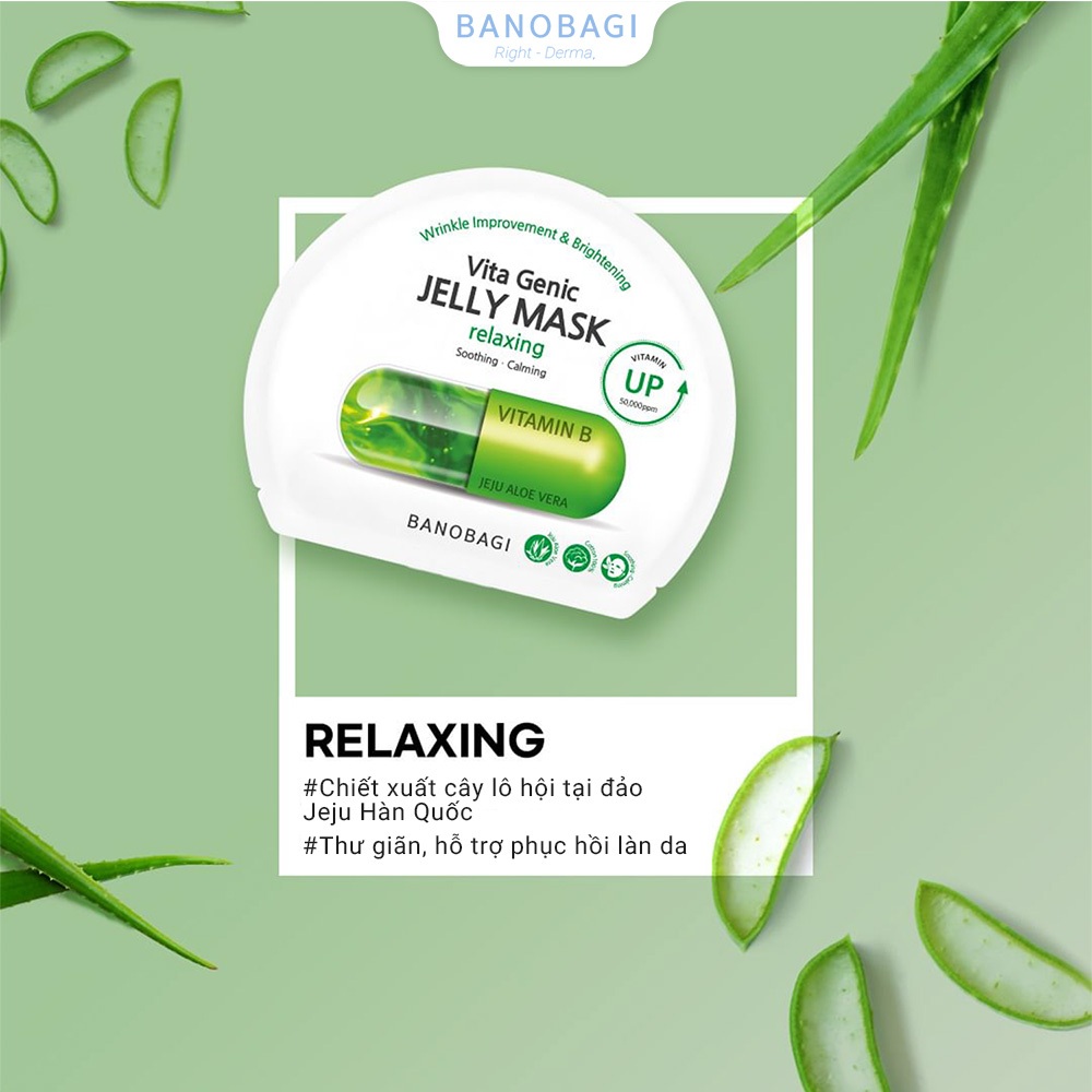 COMBO 10 Miếng Mặt Nạ BANOBAGI Thế Hệ Mới, Dưỡng Da Chuyên Sâu Dành Cho Mọi Loại Da 30ml